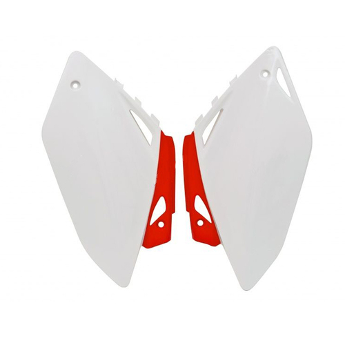 Honda CRF450R 2007-2008 Rtech OE Red/White Side Covers Panels