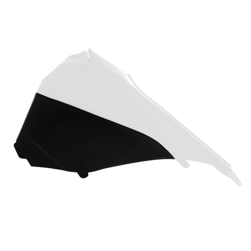 KTM 125 EXC 2014 Rtech White/Black Left Side Cover Panel