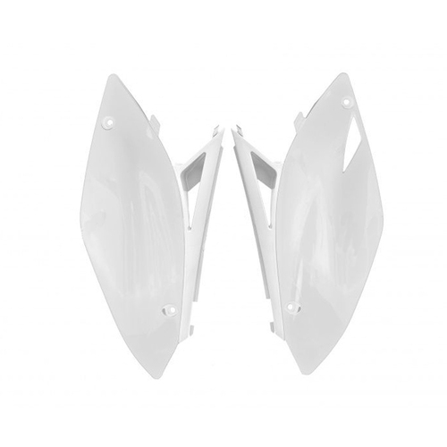 Kawasaki KX250F 2009-2012 Rtech White Side Covers Panels