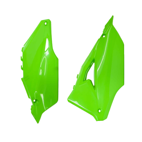 Kawasaki KX450F 2019-2021 Rtech Neon Green Side Covers Panels