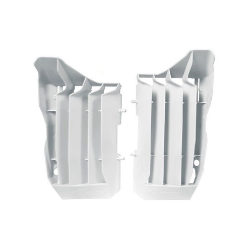 Honda CRF250R 2018-2019 Rtech White Oversized Radiator Fins Louvres