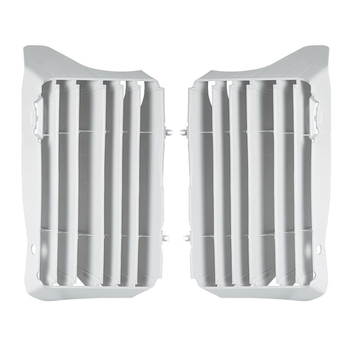 Honda CRF450R 2021-2023 Rtech White Oversized Radiator Fins Louvres