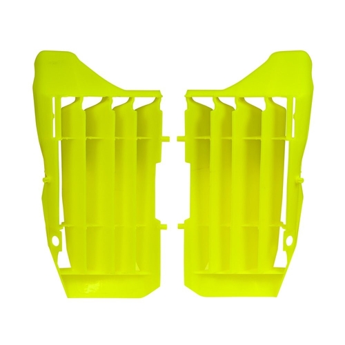 Honda CRF250R 2020-2021 Rtech Neon Yellow Oversized Radiator Fins Louvres