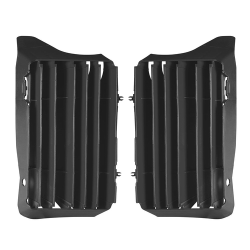 Honda CRF450R 2021-2023 Rtech Black Oversized Radiator Fins Louvres