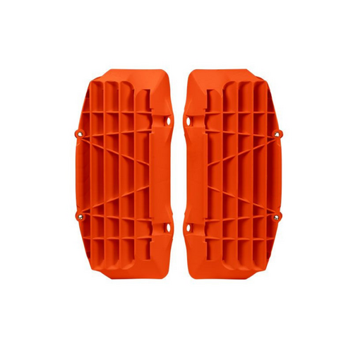 KTM 250 SX 2017-2018 Rtech Neon Orange Oversized Radiator Fins Louvres