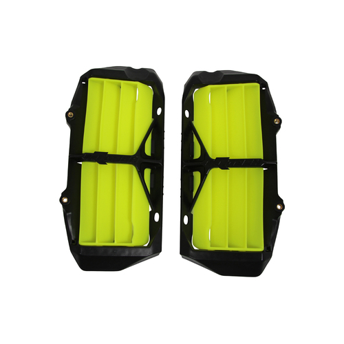 Husqvarna FE450 2020-2024 Rtech Neon Yellow Oversized Radiator Fins Louvres