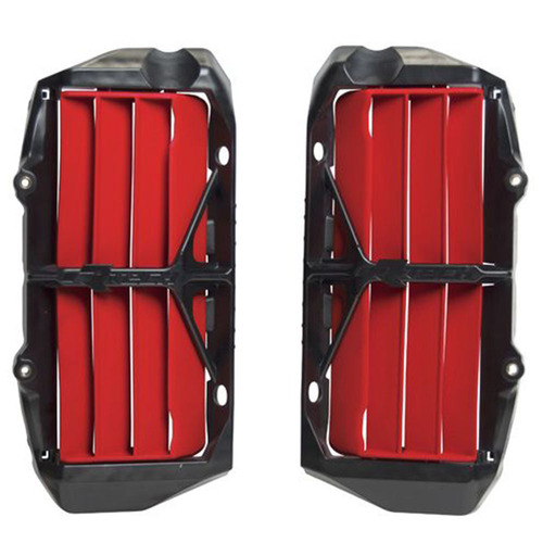 Gas-Gas EX350F 2021-2023 Rtech Red Oversized Radiator Fins Louvres