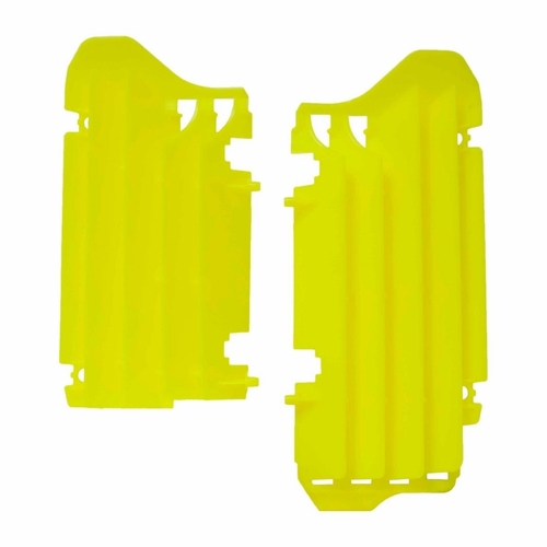 Suzuki RMZ250 2019-2023 Rtech Neon Yellow Oversized Radiator Fins Louvres