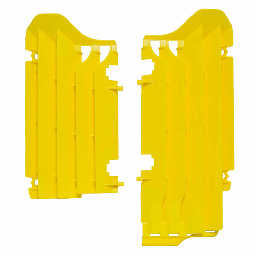 Suzuki RMZ250 2019-2023 Rtech Yellow Oversized Radiator Fins Louvres