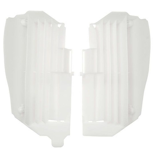 Yamaha YZ250F 2019-2021 Rtech White Oversized Radiator Fins Louvres