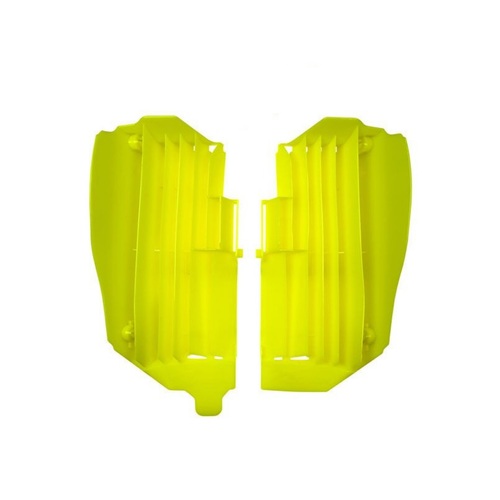 Yamaha WR450F 2019-2021 Rtech Neon Yellow Oversized Radiator Fins Louvres