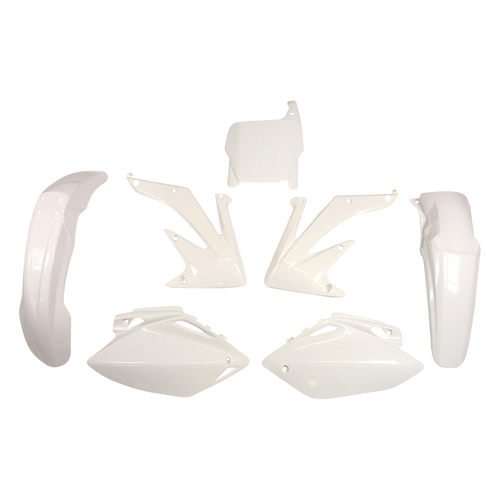 PLASTIC KIT CRF 450 2005-06 WHITE 5 PCS