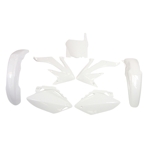 PLASTIC KIT CRF 450 2008 WHITE 5 PCS