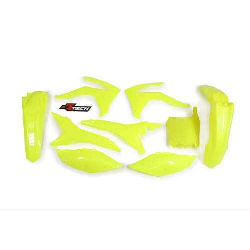 Honda CRF450R 2013 Rtech Plastics Kit Neon Yellow