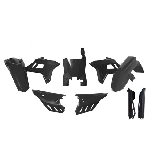 Honda CRF250R 2022-2024 Rtech Black Revolution Plastics Kit