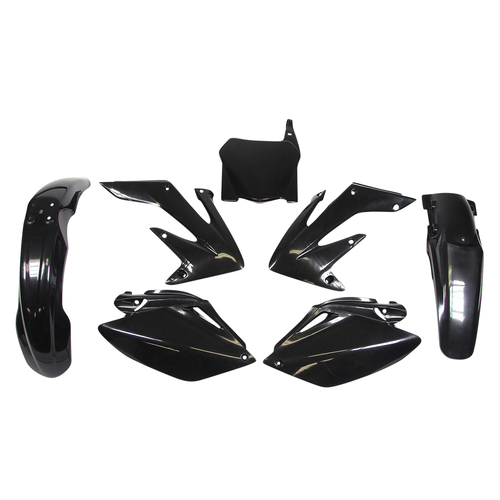 PLASTIC KIT CRF 250 2008-09 BLACK 5 PCS