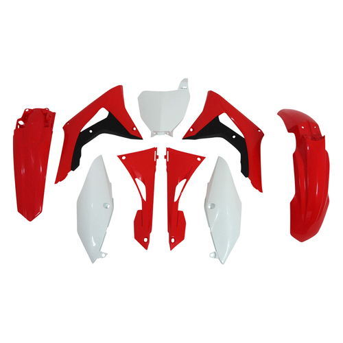 Honda CRF250R 2019-2021 Rtech Red White OEM Plastics Kit