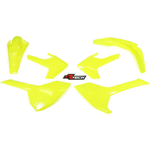 Husqvarna TE250 2017 Rtech Plastics Kit Neon Yellow