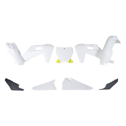 Husqvarna FX350 2019-2020 Rtech White Yellow Plastics Kit