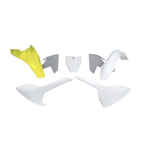 Husqvarna TC85 BW 2023-2024 Rtech White OEM Plastics Kit