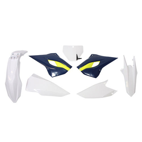 Husqvarna FC250 2014 Rtech White Blue Plastics Kit