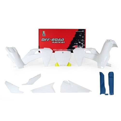 Husqvarna TC125 2019-2022 Rtech White OEM Plastics Kit