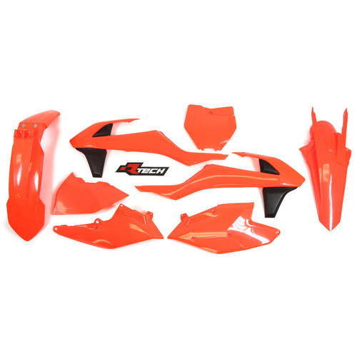 KTM 450 SX-F 2016-2018 Rtech Neon Orange Plastics Kit 