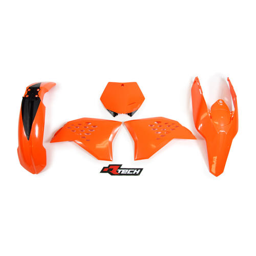 KTM 250 SX 2007-2010 Rtech Orange Plastics Kit 