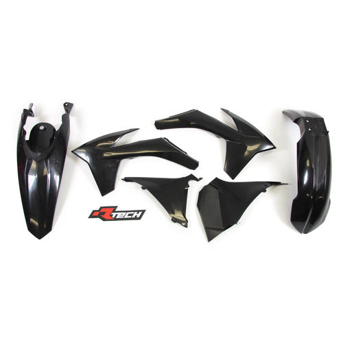 KTM 450 EXC-F 2012-2013 Rtech Black Plastics Kit 