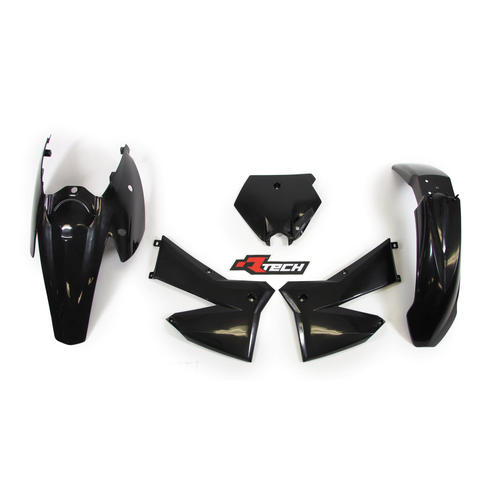 KTM 125 EXC 2005-2007 Rtech Black Plastics Kit 