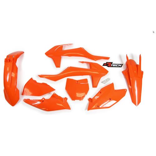 KTM 125 SX 2016-2018 Tld Rtech Plastics Kit Orange Troy Lee Designs 