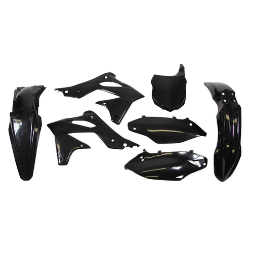 PLASTIC KIT KXF 250 2013-16 BLACK 5 PCS