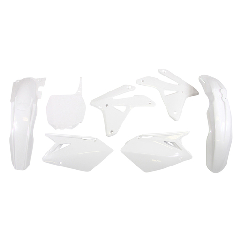 PLASTIC KIT RMZ 450 2007 WHITE 5 PCS