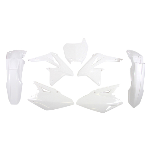 PLASTIC KIT RMZ 450 2008-17 WHITE 5 PCS