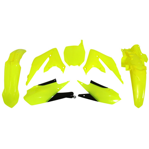 Yamaha YZ250FX 2021-2024 Rtech Neon Yellow Plastics Kit