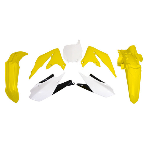 Yamaha YZ250FSP Monster Energy 2021-2023 Rtech Yellow White Plastics Kit