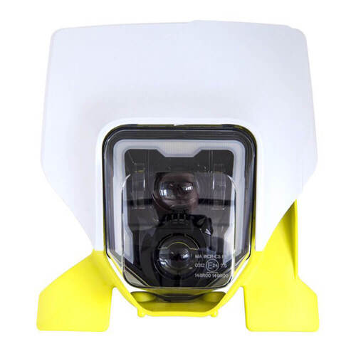 Husqvarna TX125 2017-2019 Rtech White/Yellow Homologated Headlight