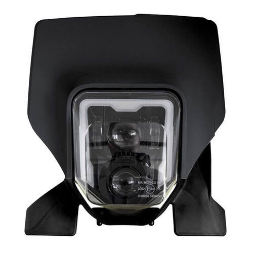Husqvarna 701 Supermoto 2016-2023 Rtech Black Homologated Headlight