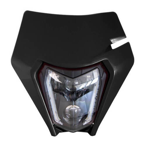 KTM 125 EXC 2014-2019 Rtech Black Homologated Headlight