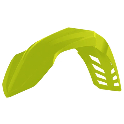 Yamaha YZ250 2002-2021 Rtech Neon Yellow Revolution Vented Front Fender