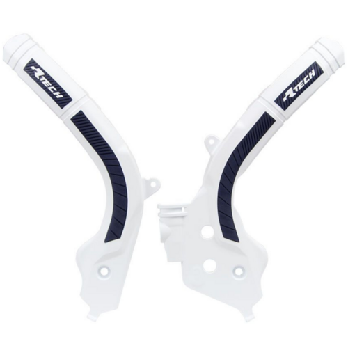 KTM 450 SX-F 2016-2018 Rtech Frame Guard White/Blue