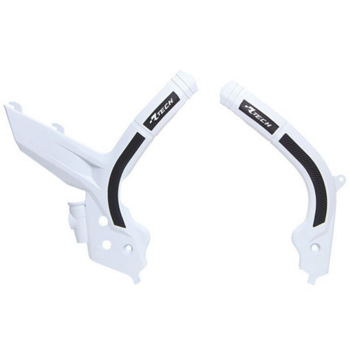 KTM 450 EXC-F 2017-2019 Rtech Frame Guard White/Black