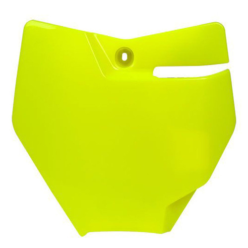 KTM 85 SX 2018-2024 Rtech Neon Yellow Front Number Plate