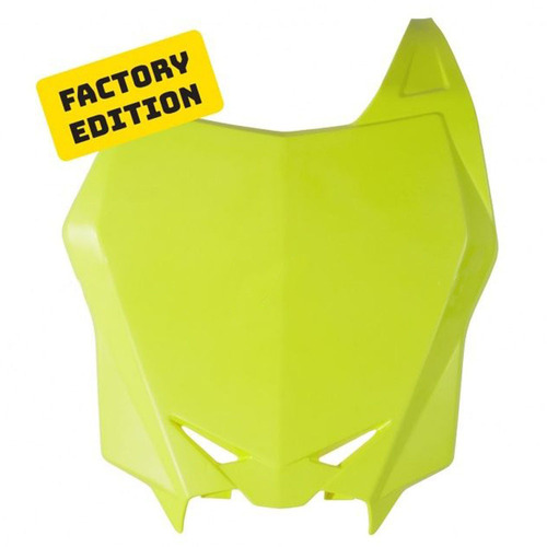 Suzuki RMZ250 2019-2023 Rtech Neon Yellow Factory Front Number Plate