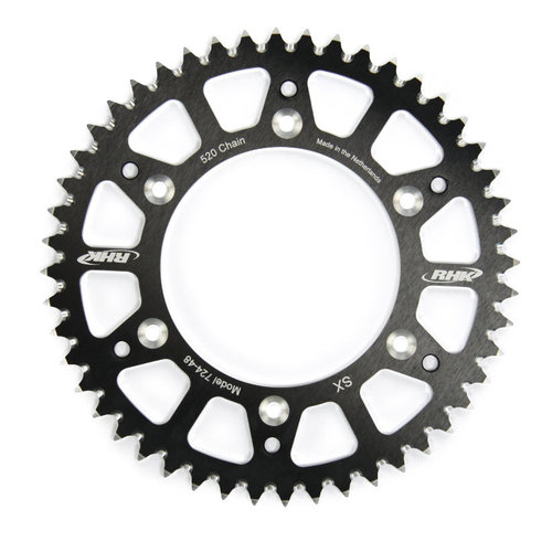 Suzuki DRZ400E 2000-2020 48T RHK Alloy Rear Sprocket Black DRZ400 S/Sm