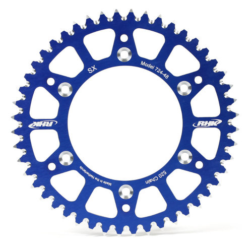 Husaberg TE250 2010-2014 48T RHK Alloy Rear Sprocket Blue 