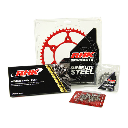 Husqvarna CR250 1999-2012 13T / 48T RHK MX Chain & Sprocket Kit 