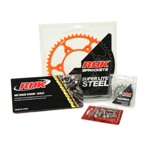 KTM 200 EXC 2005-2020 13T/47T RHK MX Chain & Sprocket Kit 