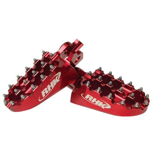 Honda CR125R 2002-2007 RHK Red Pursuit Footpegs Aluminium