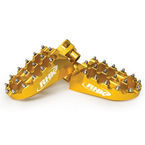 KTM 250 SX 2002-2015 RHK Pursuit Alloy Footpegs - Gold 